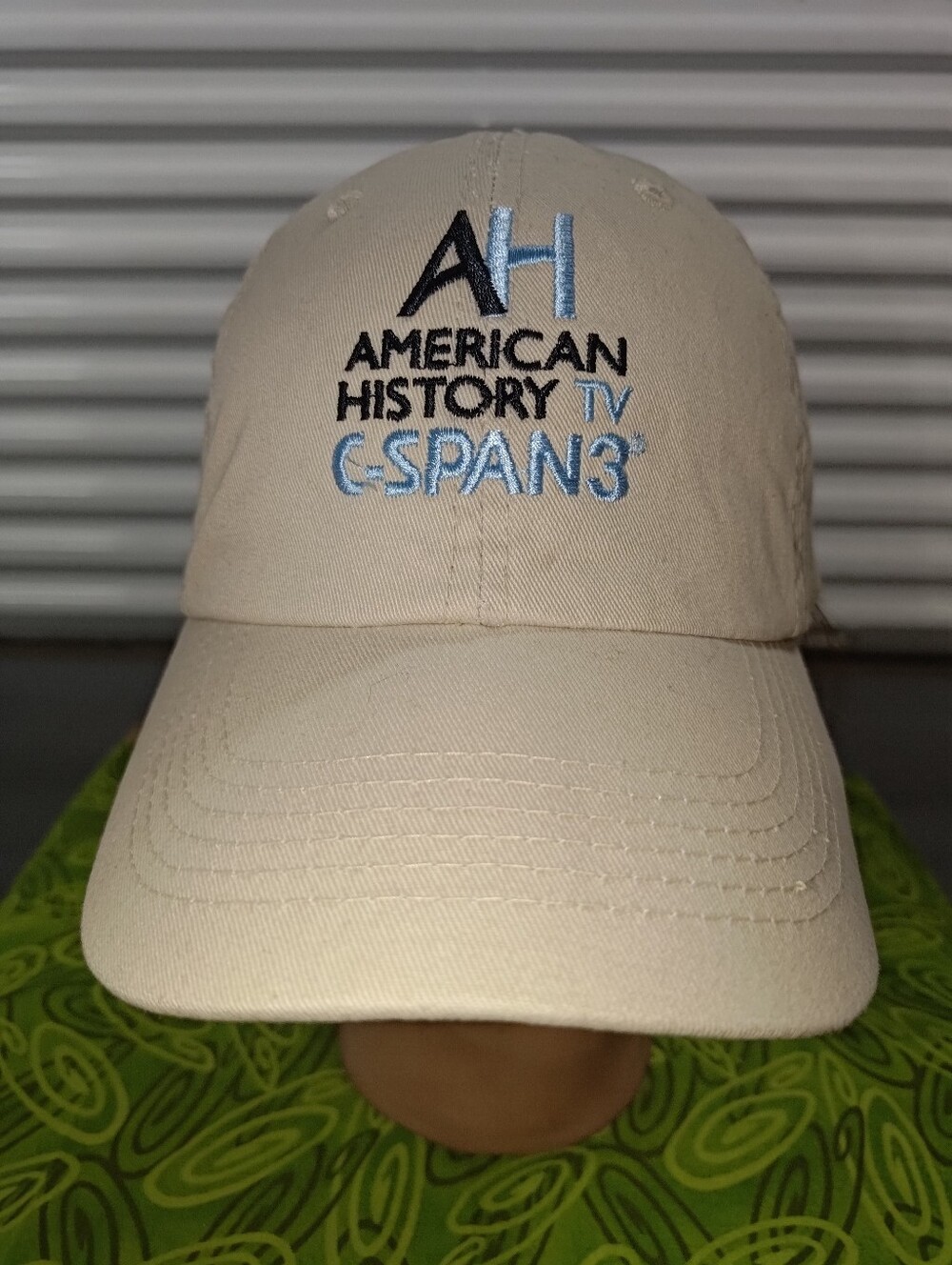 American History TV C-SPAN3 Embroidered Strap-on Hat Cap OSFA